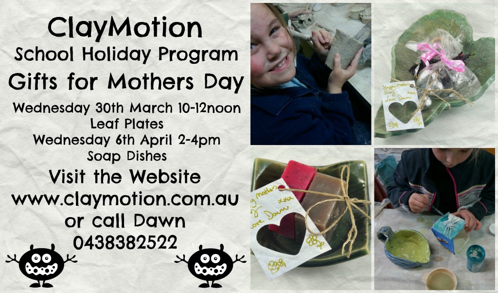 ClayMotion School Holiday Program