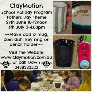 ClayMotion School holiday collage