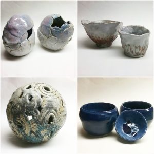 ClayMotion Student works Pottery in Ballarat