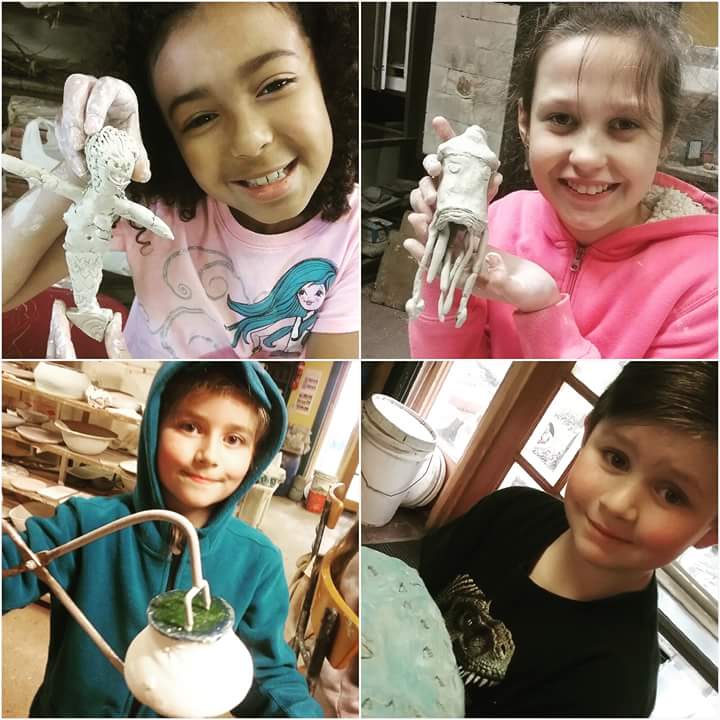 Children's pottery class Ballarat Victoria Australia