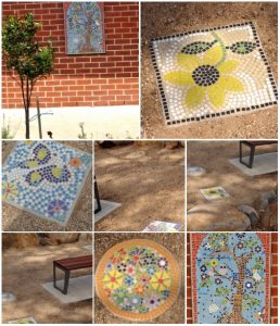 awn Whitehand Mosaics Community Project Ballarat, Vctoria