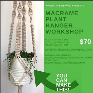 Macrame workshop Ballarat Victoria