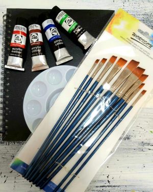 Acrylic Paint Arty Crafty Care Package at ClayMotion Ballarat Victoria