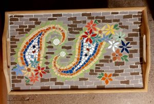 Mosaic Tray Workshop at CLayMotion, Ballarat, Victoria