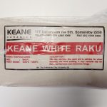 Keane white raku clay